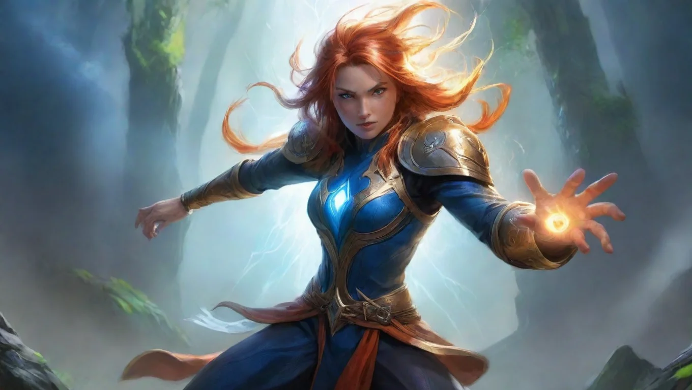 life force champion heroic character energetic wonderful fantasy character humble kind  widescreen