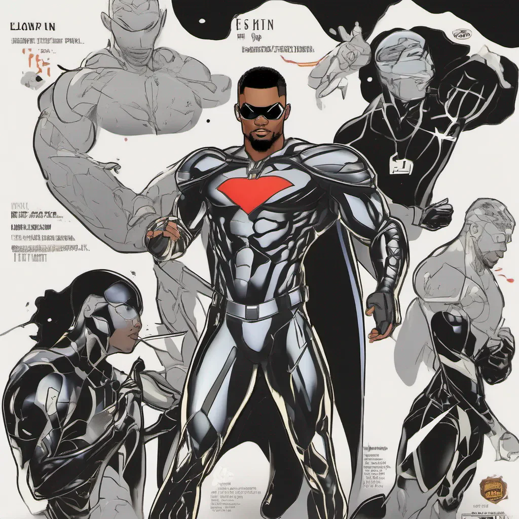 lightskin black superhero confident engaging wow artstation art 3