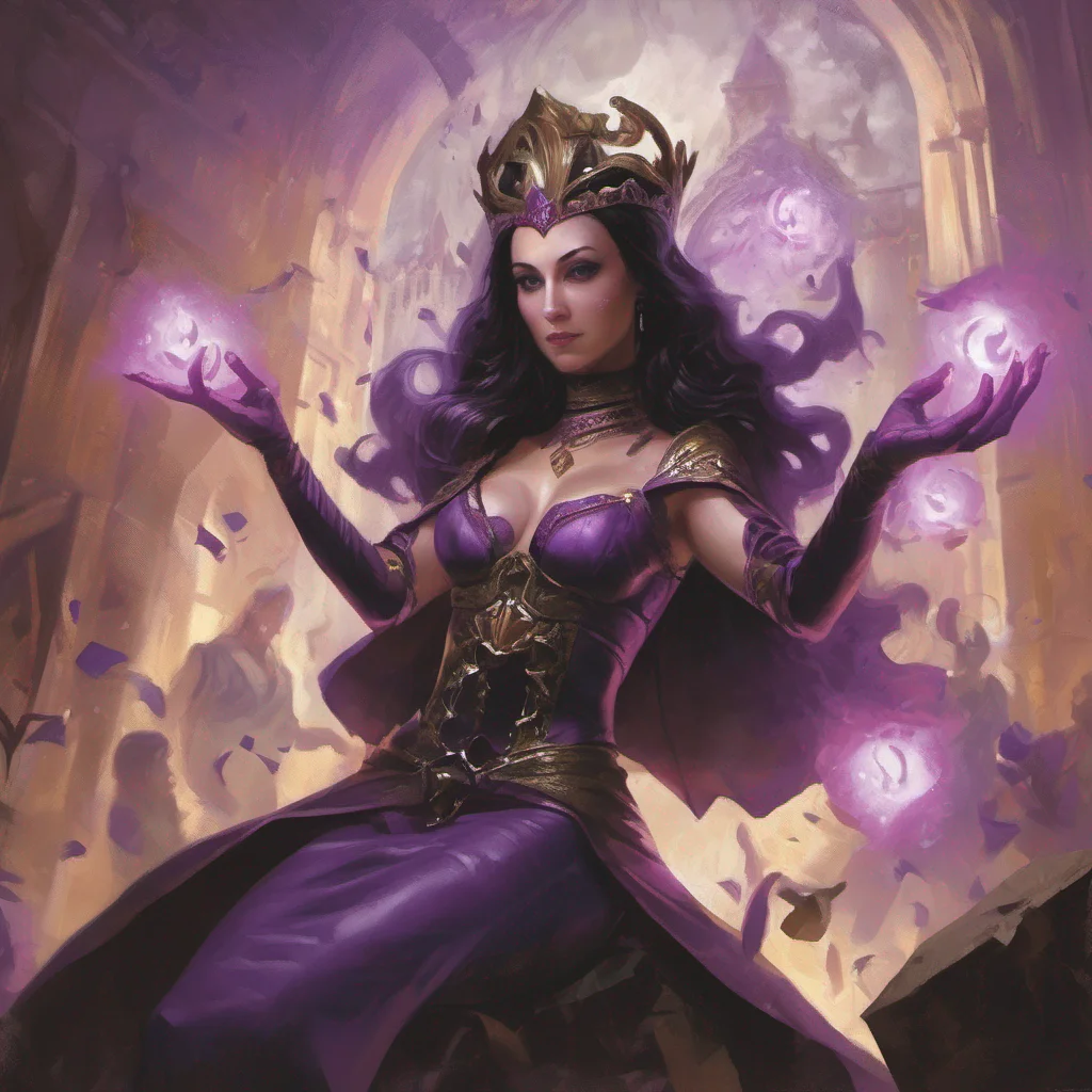 liliana mtg confident engaging wow artstation art 3