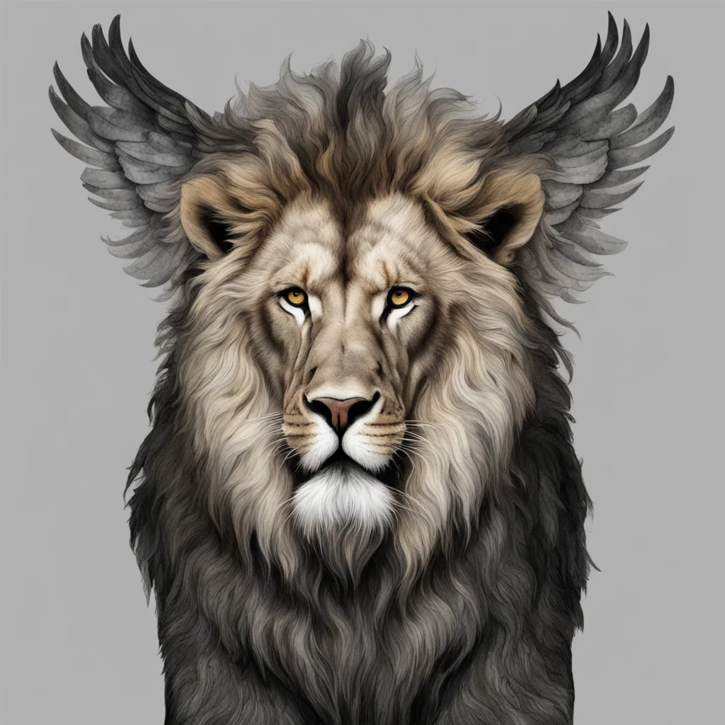lion with wings and horns good looking trending fantastic 1