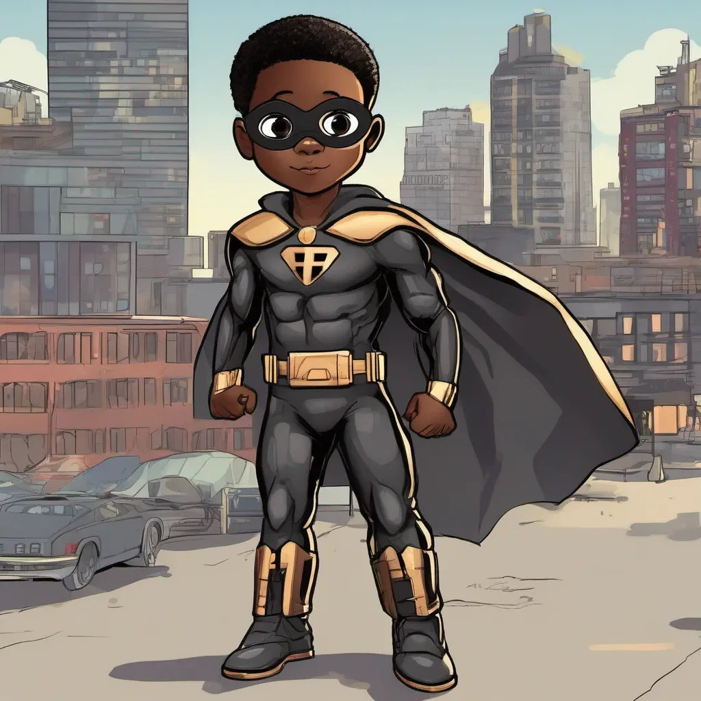 ailittle black boy  superhero  good looking trending fantastic 1