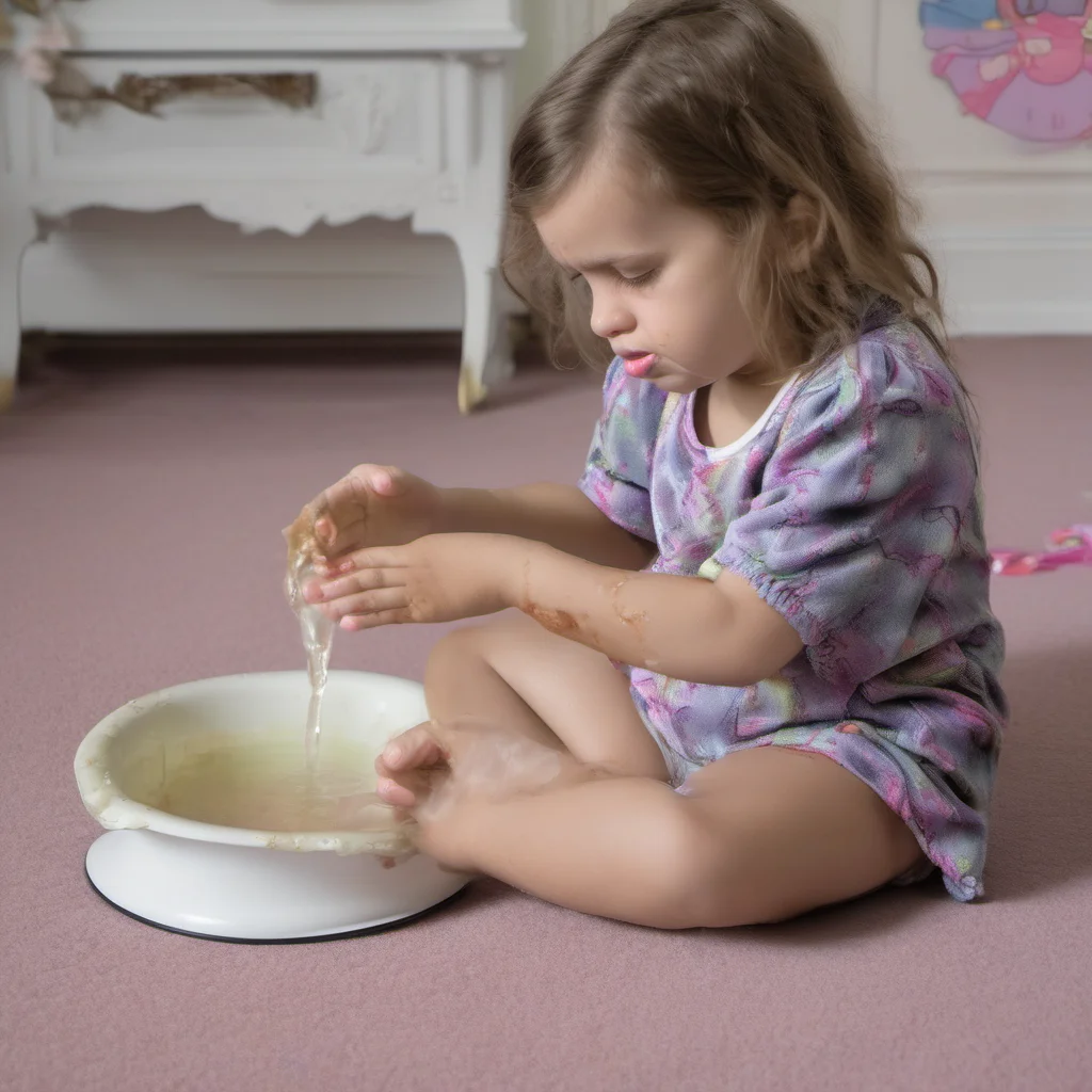 ailittle girl big hands vomiting amazing awesome portrait 2