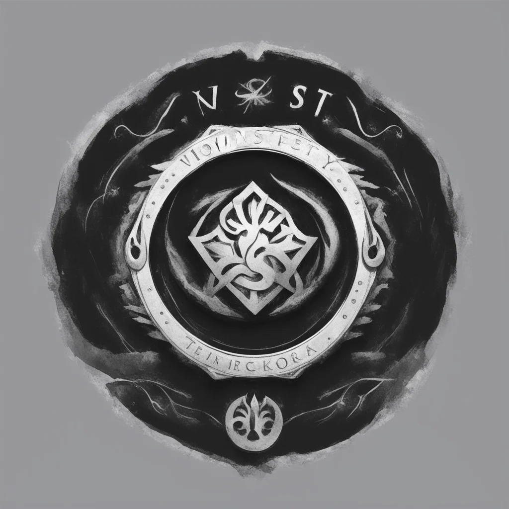 logo vionesty dengan tengkorak confident engaging wow artstation art 3