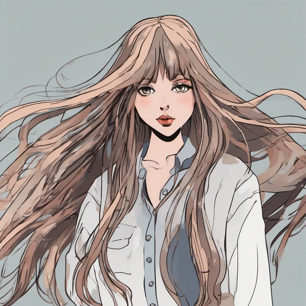 long hair clipart girl good looking trending fantastic 1