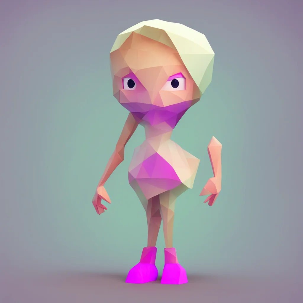 low poly mommy confident engaging wow artstation art 3