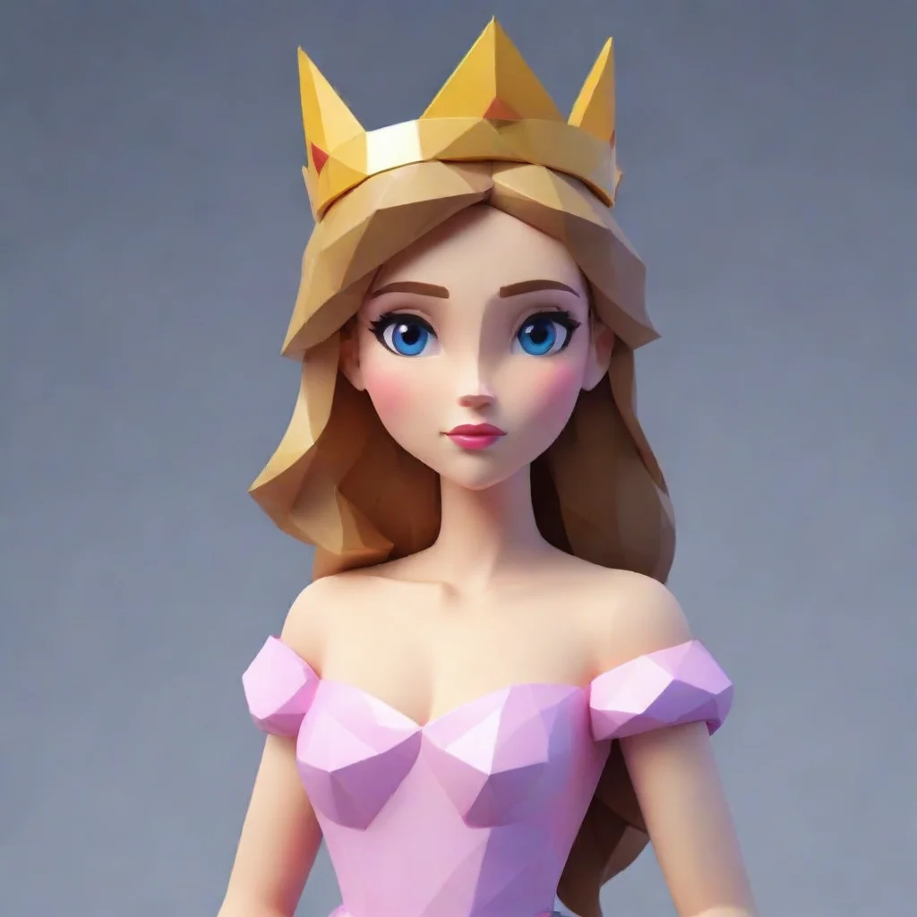 low poly princess hd