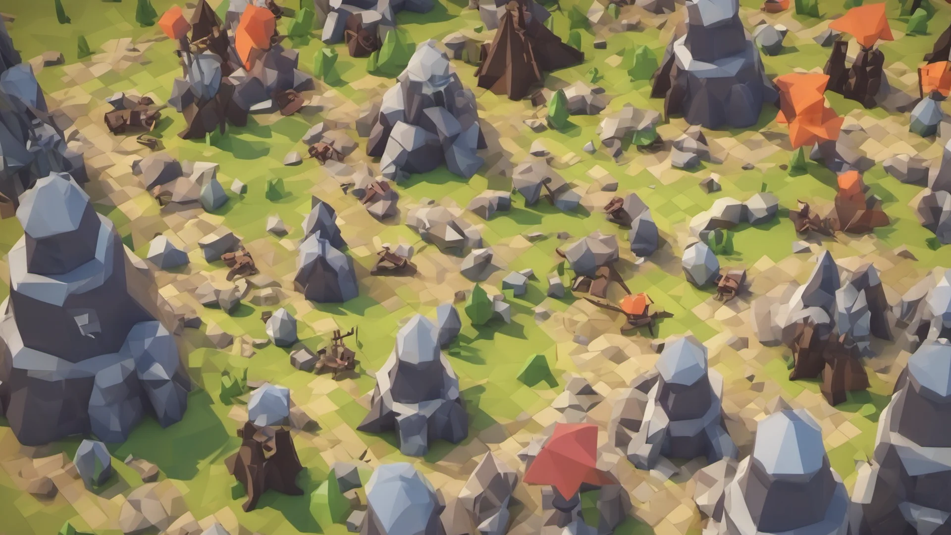 low poly tower defense game confident engaging wow artstation art 3 wide