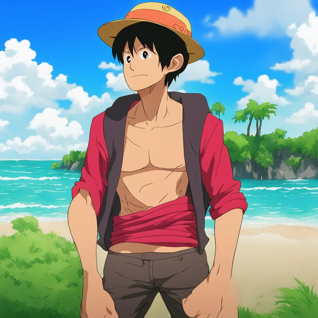 ailuffy in last island amazing awesome portrait 2