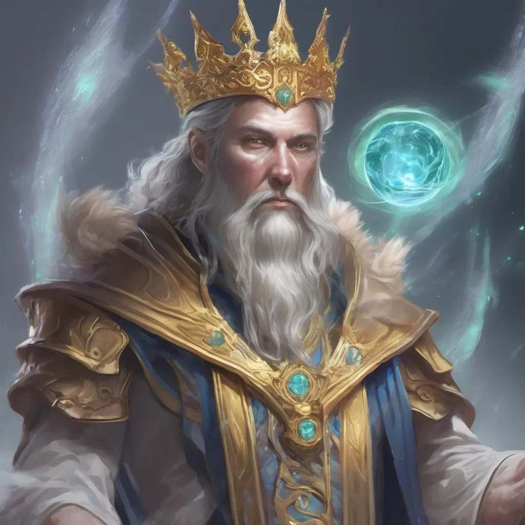 mage king ethereal confident engaging wow artstation art 3