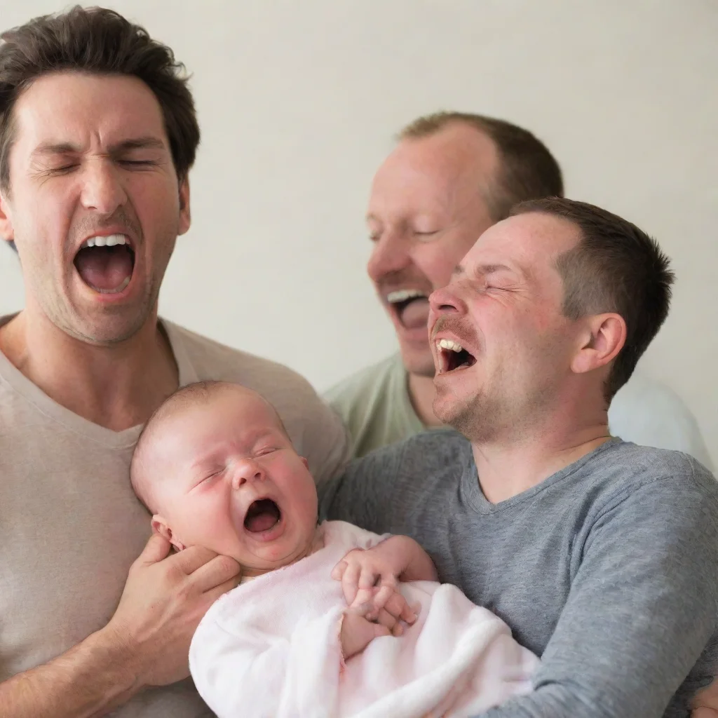 aiman choking a newborn baby while other people laugh