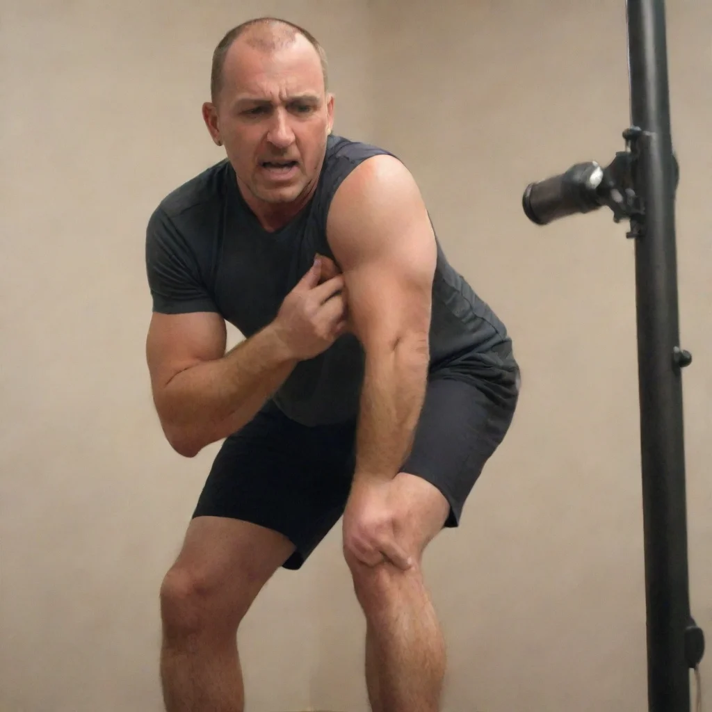 man doing turbelence