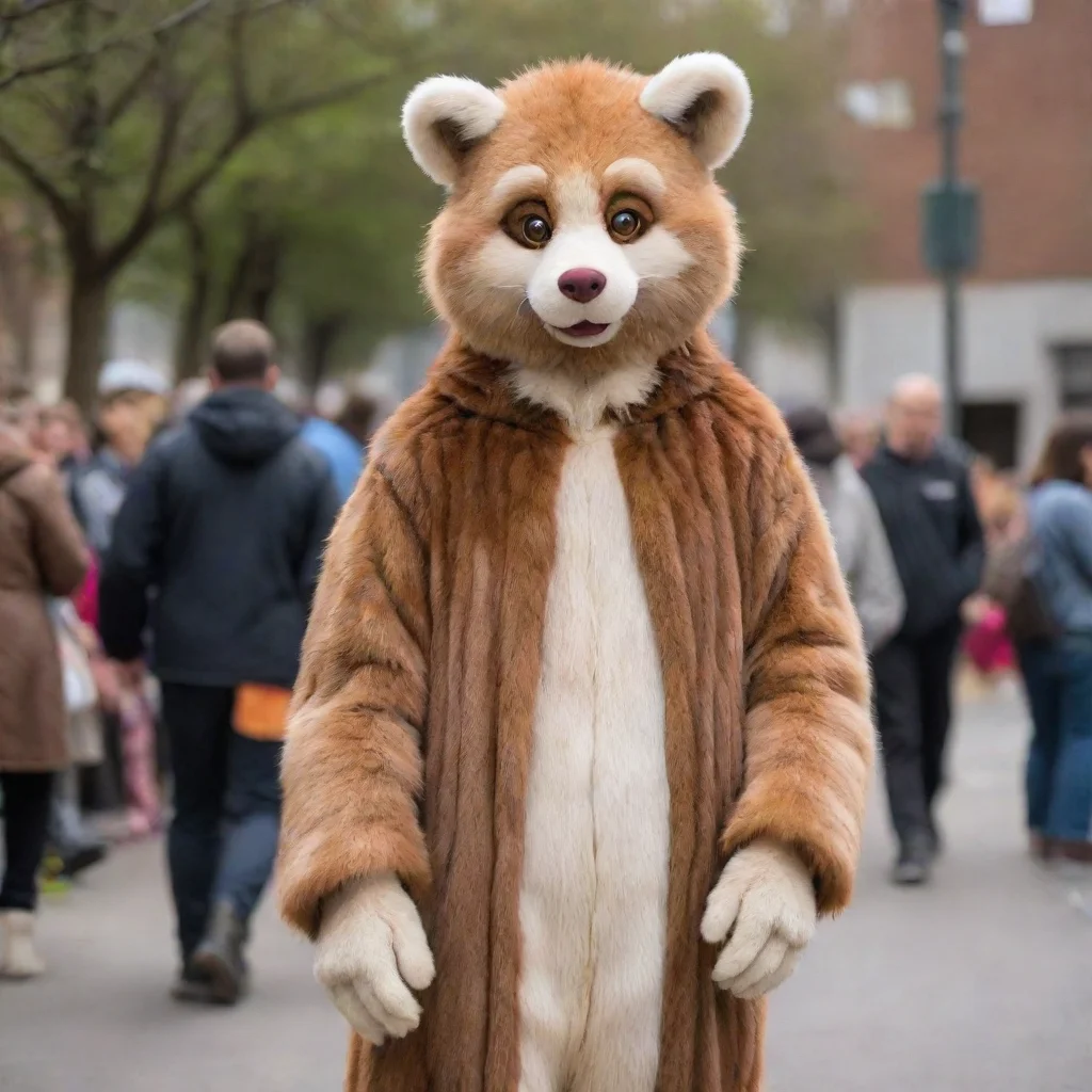 man in mink fursuit