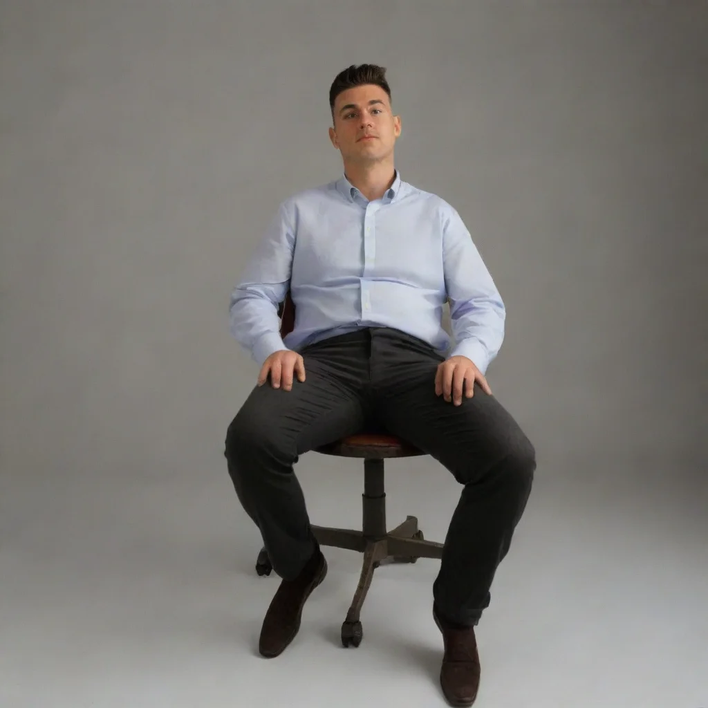 man sitting in chair