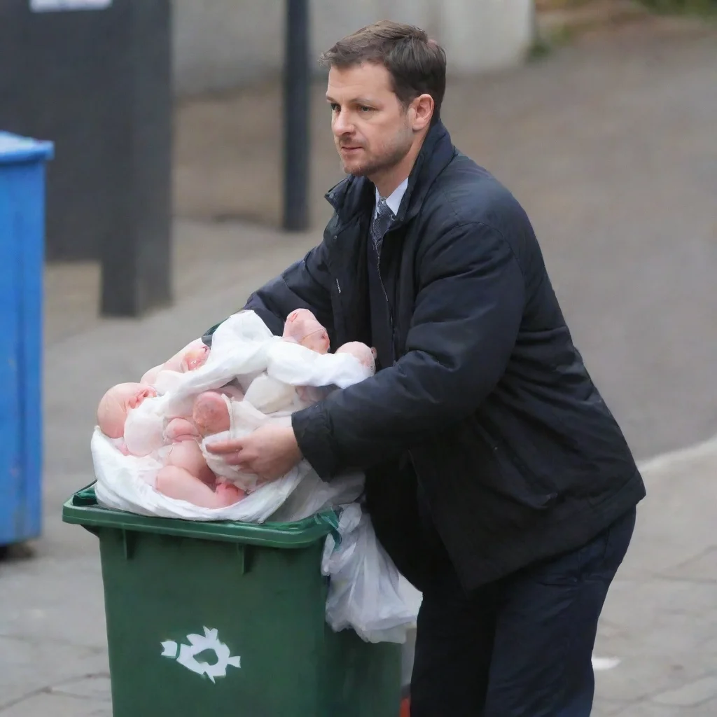 aiman throwing newborn babies in the bin