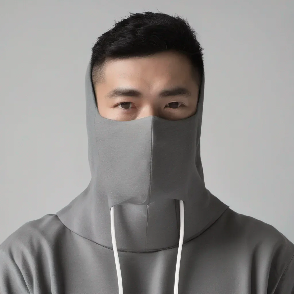 man wearing a mask and a hoodie good looking trending fantastic 1