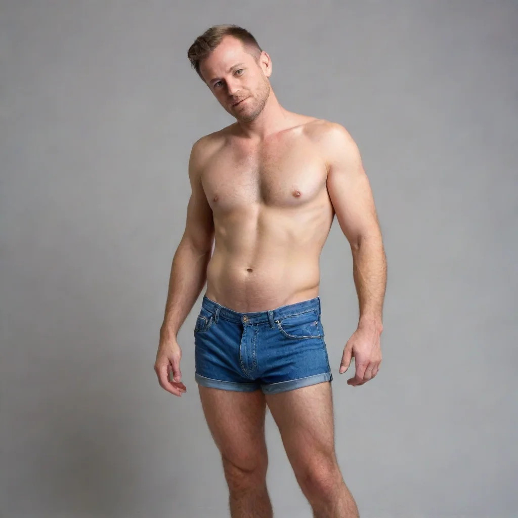 man with no pants and shirt