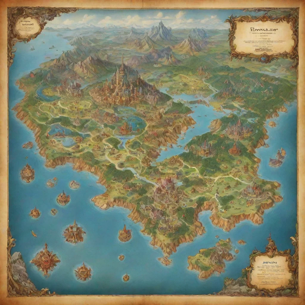 map of fantasy world