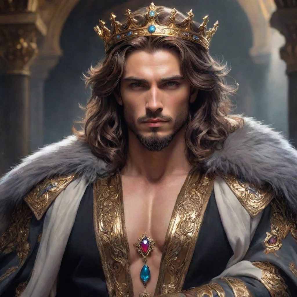 aimasculine fantasy art handsome king stunning hd aesthetic