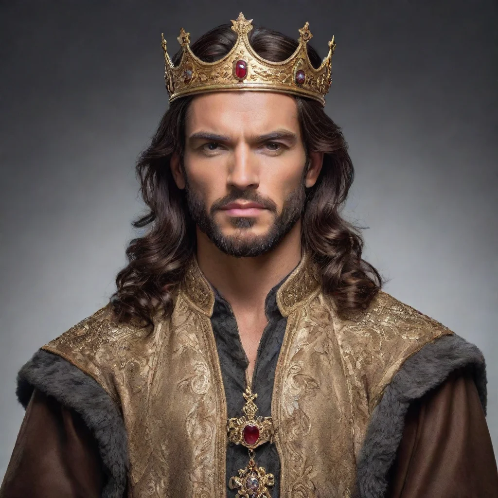 masculine handsome king