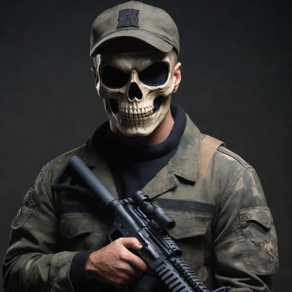 aimasculine handsome military man skull masked man guns hd