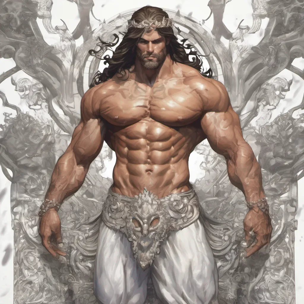 masculine majestic god muscular confident engaging wow artstation art 3