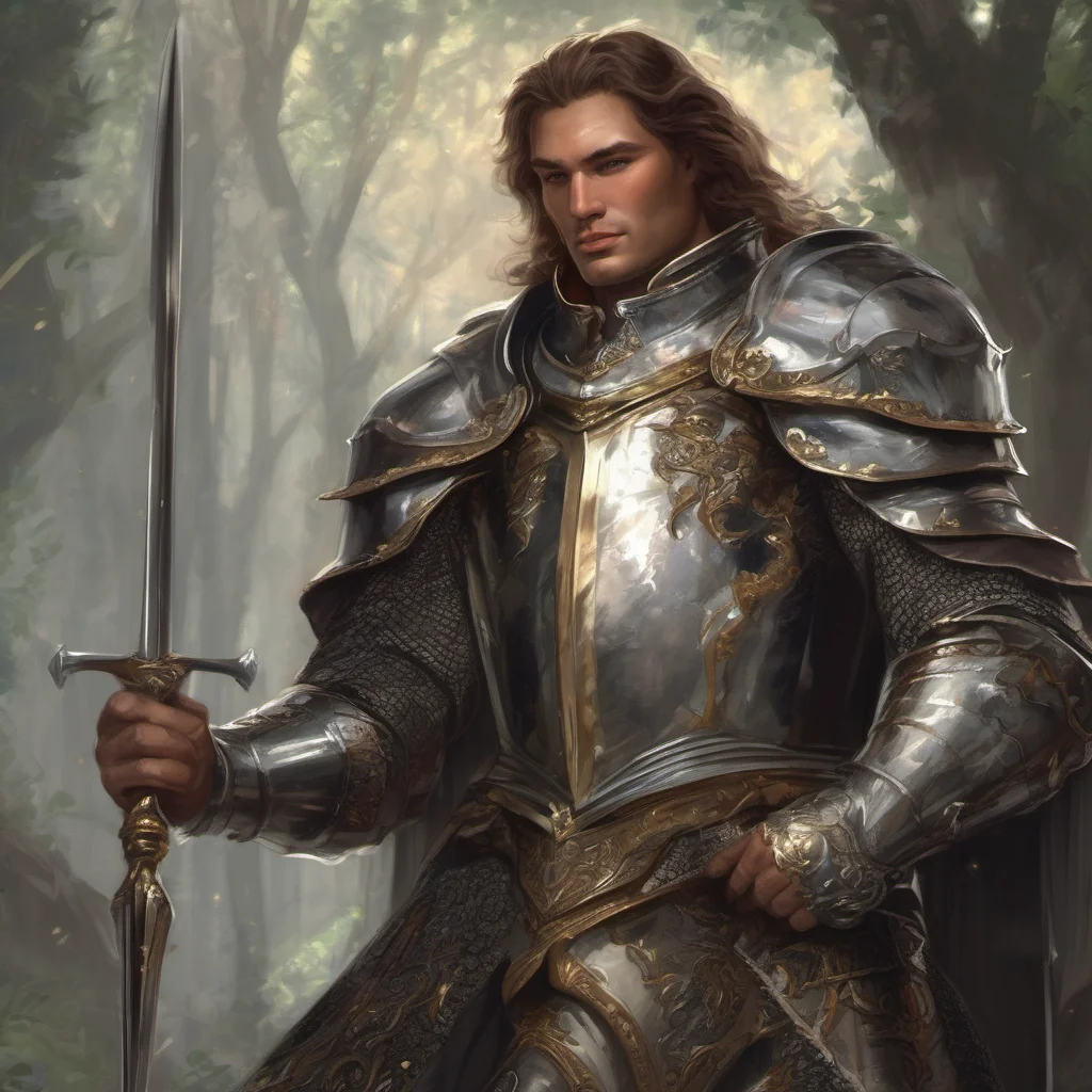 aimasculine majestic handsome knight fantasy art king confident engaging wow artstation art 3