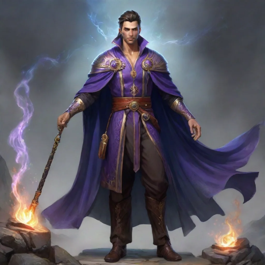 masculine majestic mage