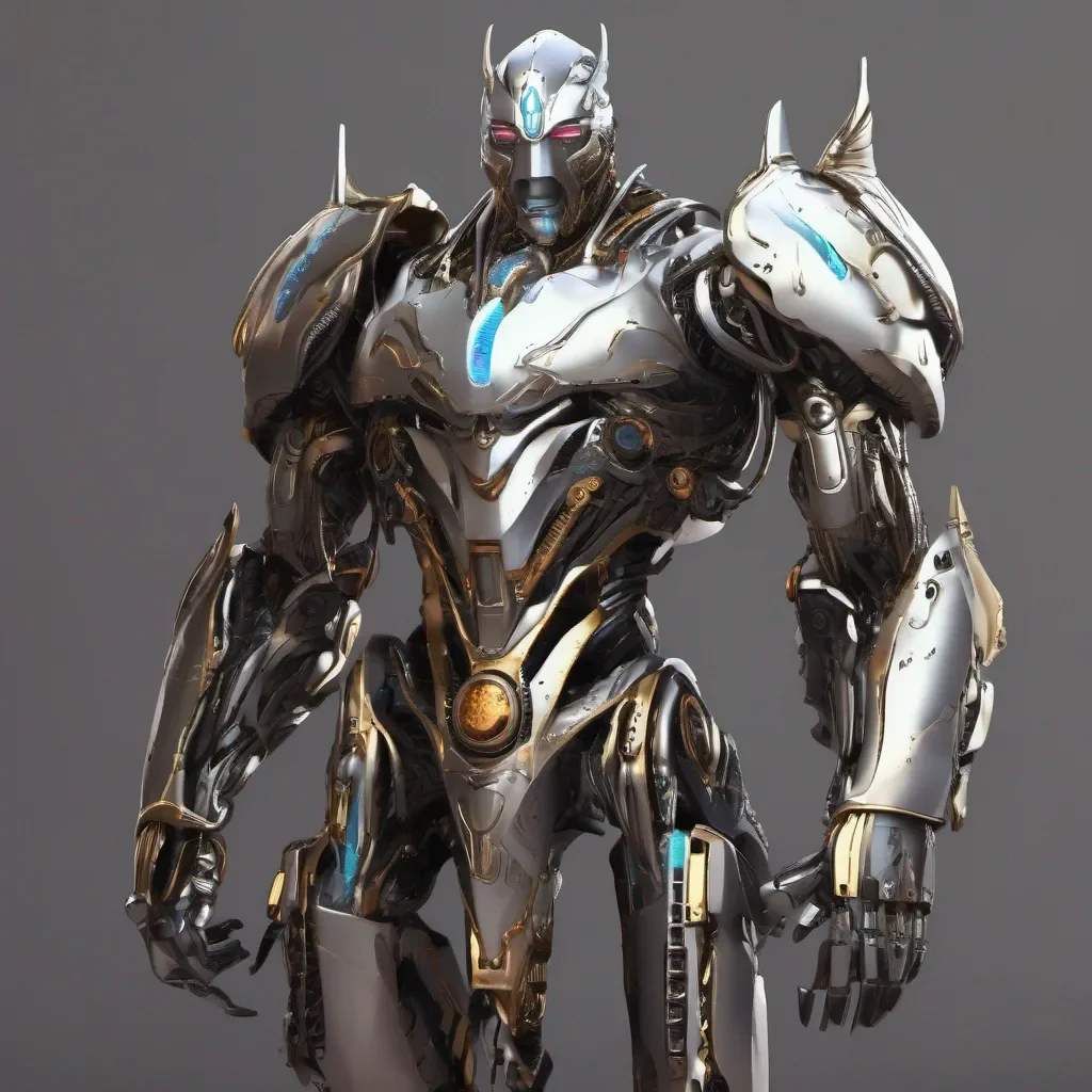 aimasculine robot warrior majestic handsome good looking trending fantastic 1