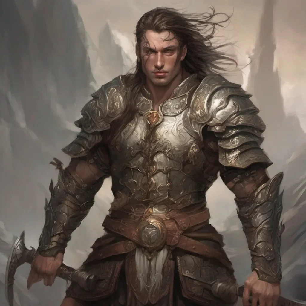 aimasculine warrior fantasy art good looking trending fantastic 1