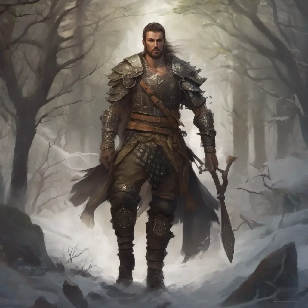 aimasculine warrior fantasy art wanderer confident engaging wow artstation art 3