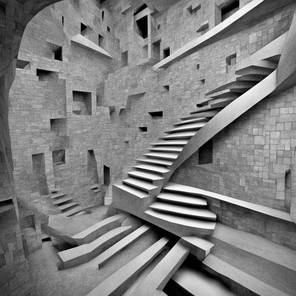 aimc escher style stairs 