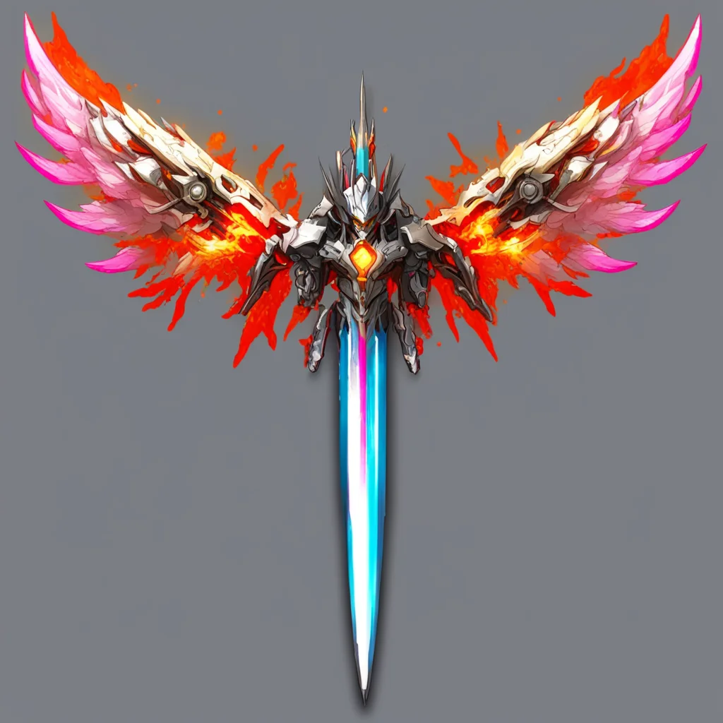 aimecha angel flame sword amazing awesome portrait 2