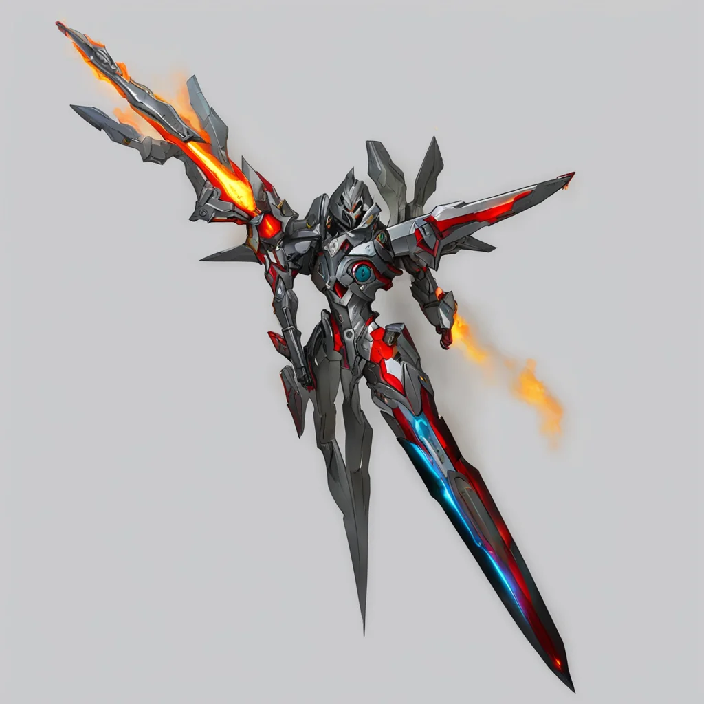 mecha angel flame sword good looking trending fantastic 1