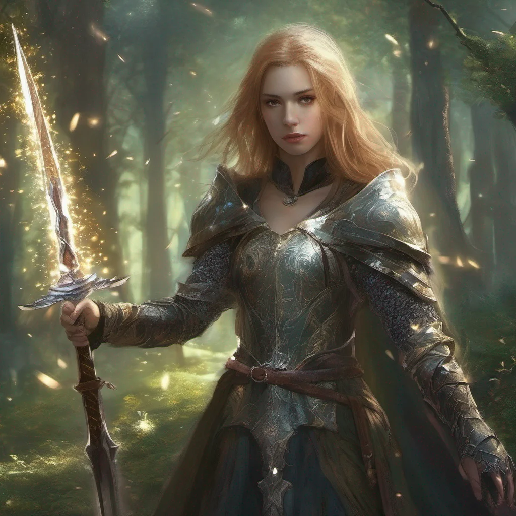 aimedieval fantasy art beauty grace magic sparkle staff weapon battle sword armor glitter forest good looking trending fantastic 1
