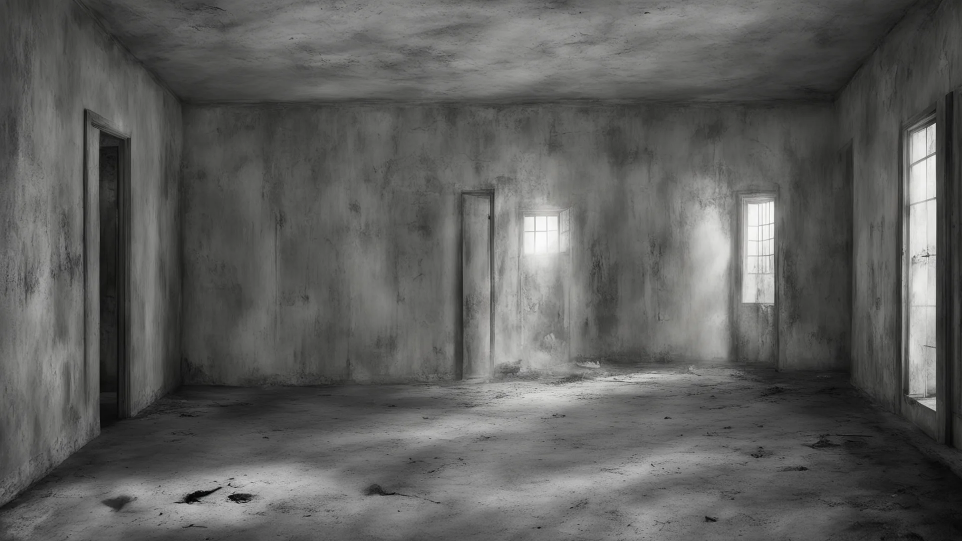 mental asylum with a ghost  wide