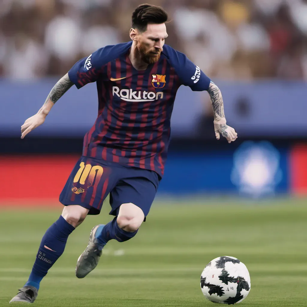 aimessi with the football shirt culb barcelona 2023 confident engaging wow artstation art 3