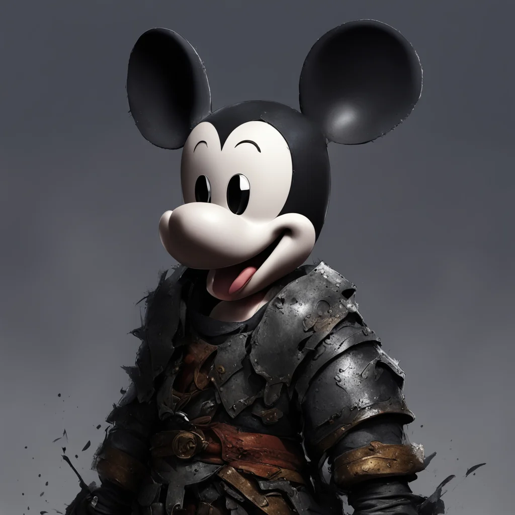 aimickey mouse ripped dark souls world dramatic intense artstation trending full character anime portrait good looking trending fantastic 1