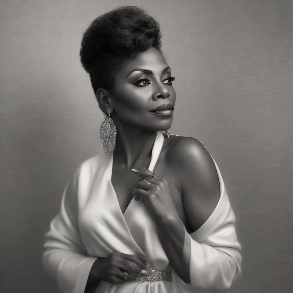 aimiddle aged glamorous black woman