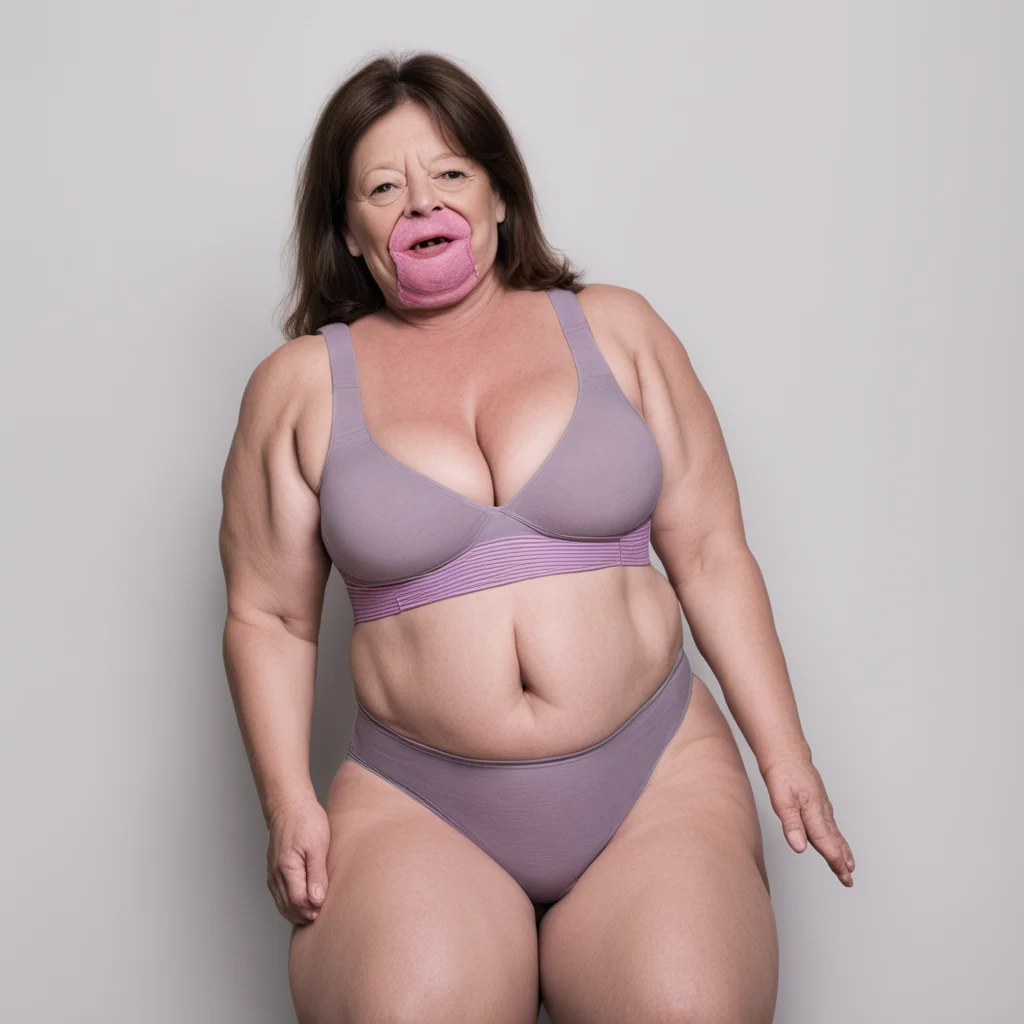 aimiddle aged woman bound and gagged in underweae good looking trending fantastic 1