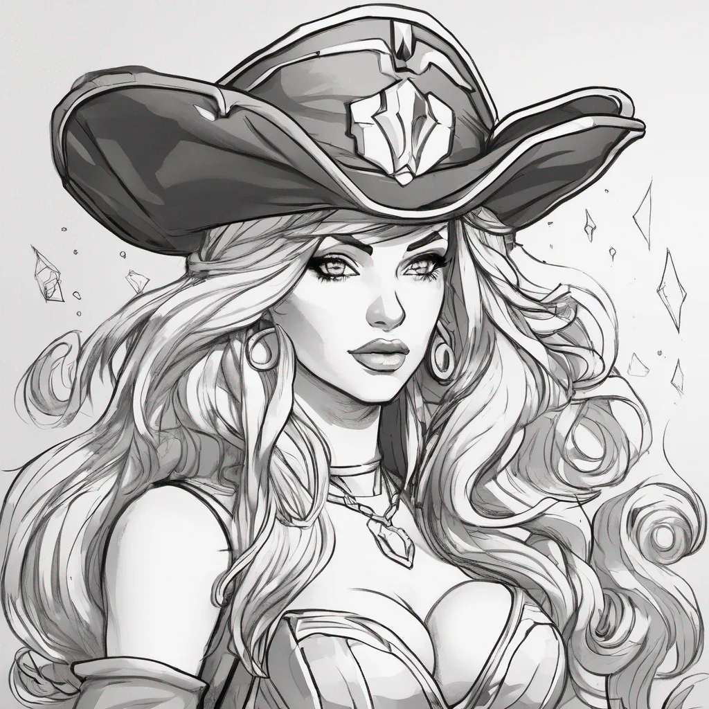 aimiss fortune line art  amazing awesome portrait 2
