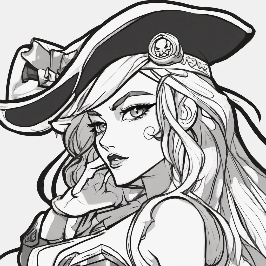 aimiss fortune line art  confident engaging wow artstation art 3