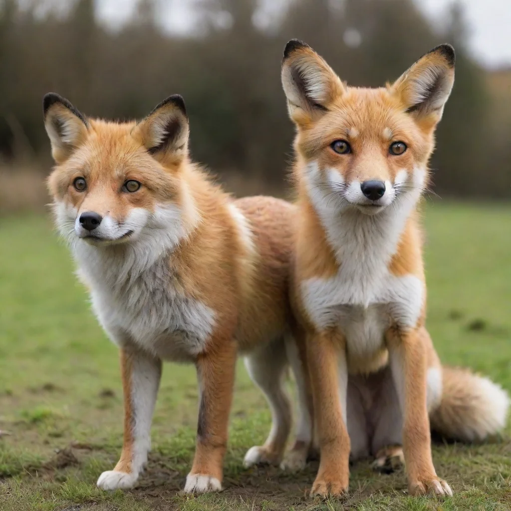 mix of dog and fox
