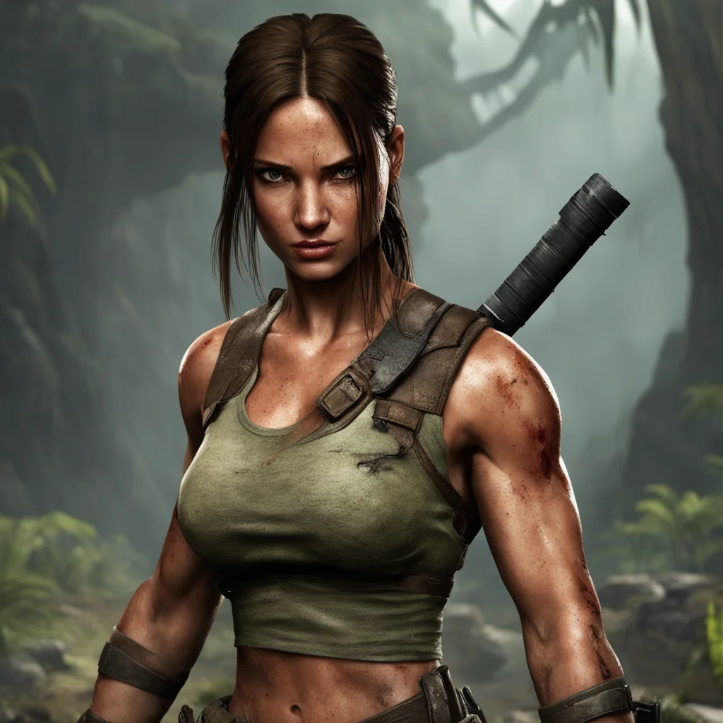 aimonster bites lara croft
