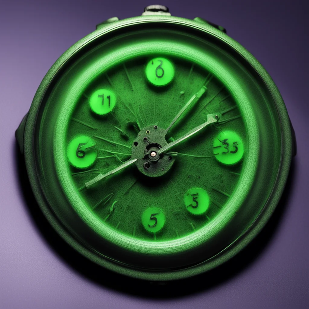 aimonster made of radium clock watch luminous minute hands