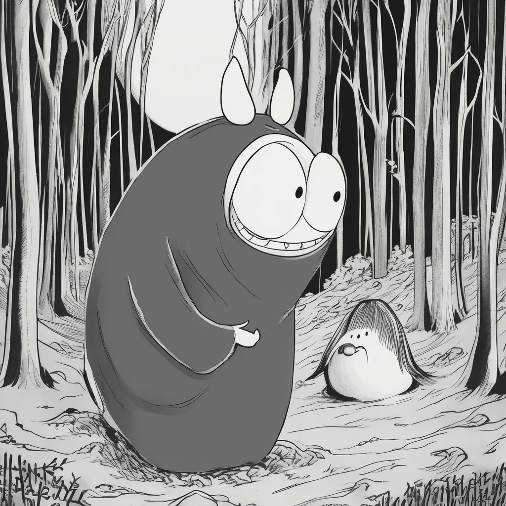 moomin groke confident engaging wow artstation art 3