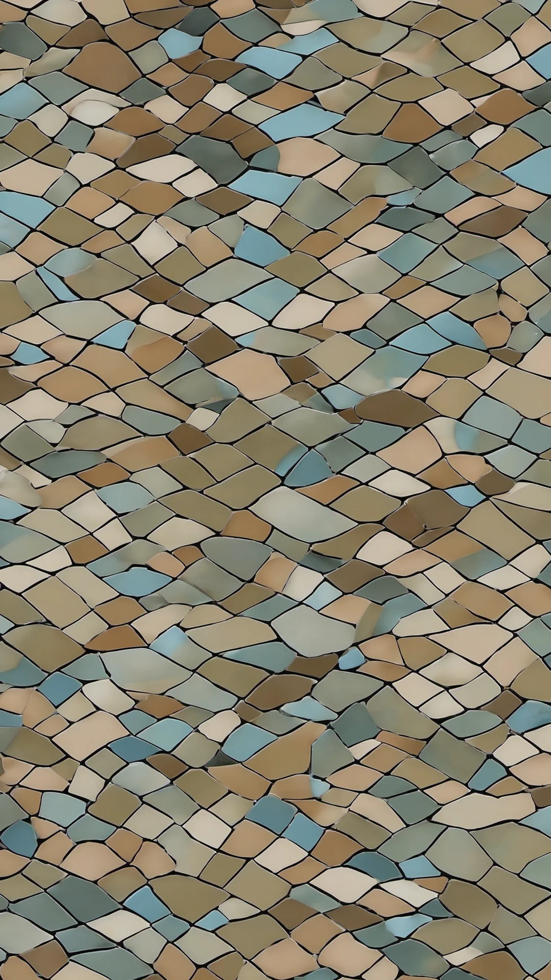 aimosaic tiles environment relaxing peaceful  amazing awesome portrait 2 tall