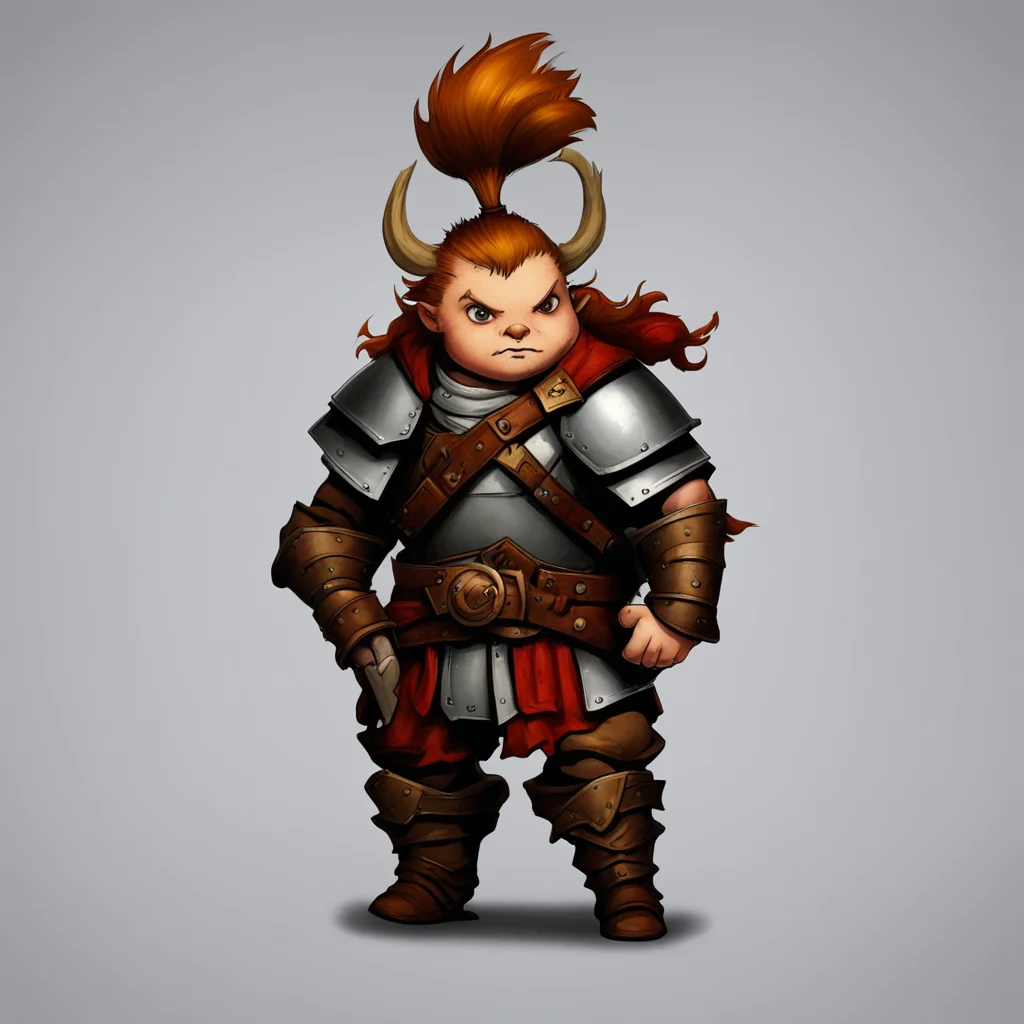 aimunchkin human warrior amazing awesome portrait 2