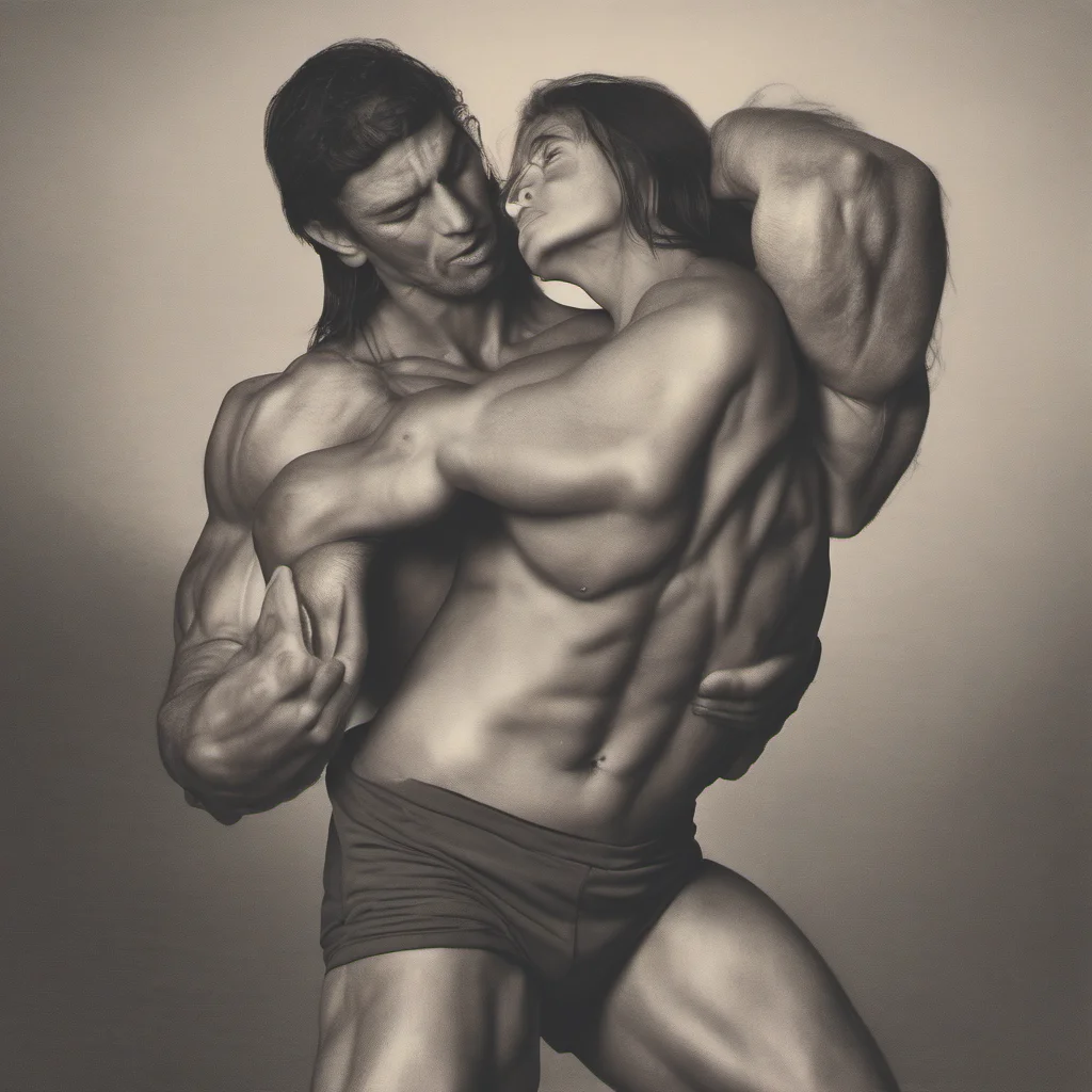 muscular woman carrying a man good looking trending fantastic 1
