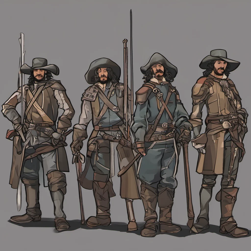 musketeers amazing awesome portrait 2