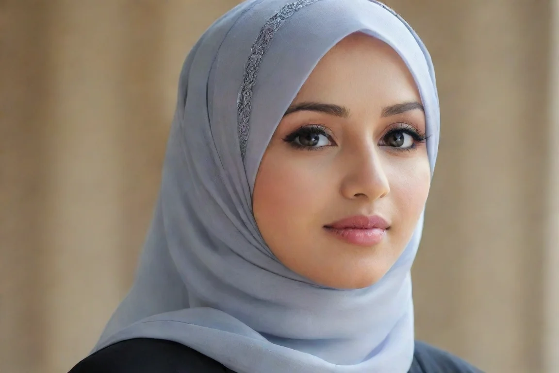 aimuslim woman hijab landscape